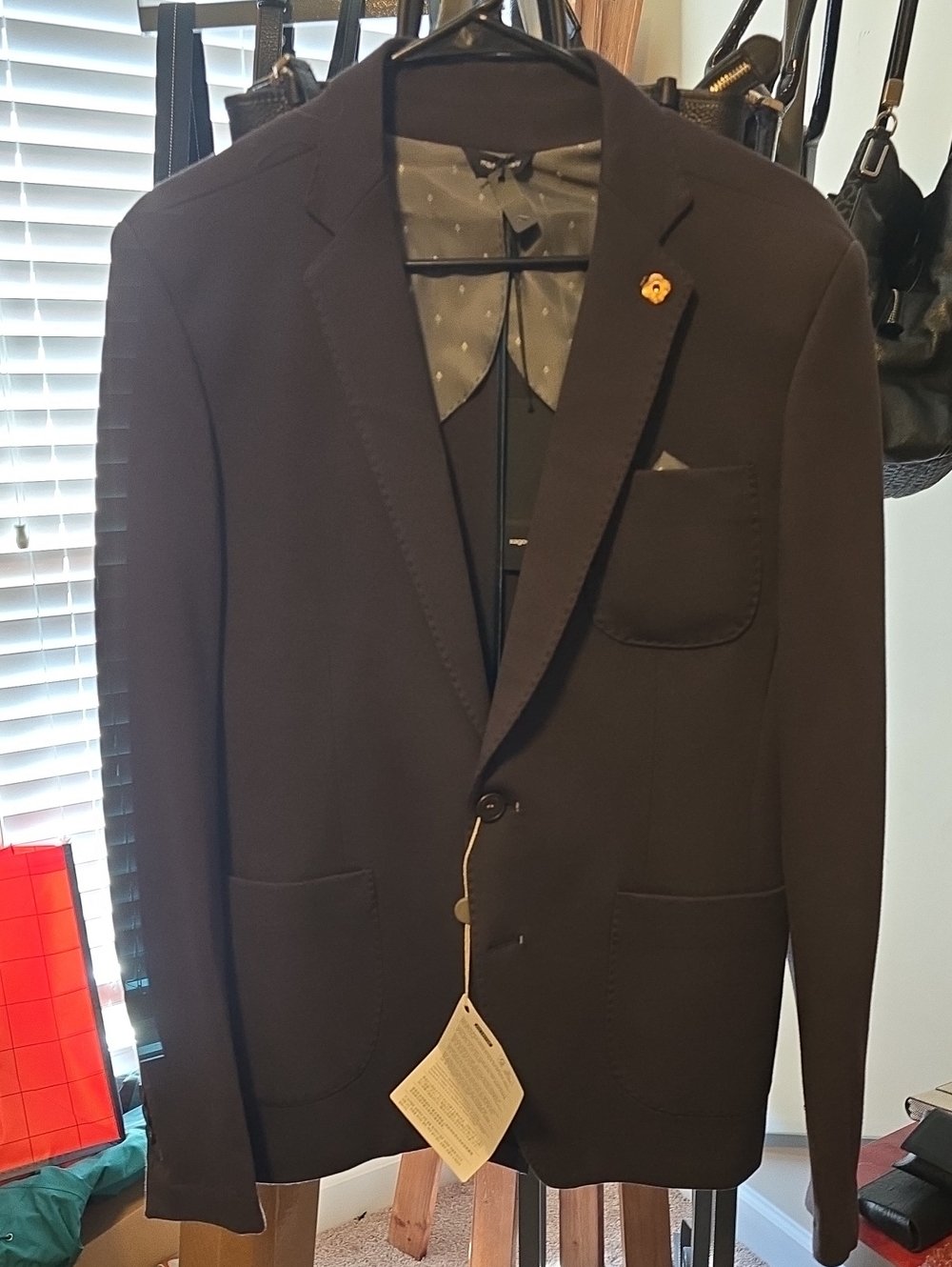 Men's Black Blazer - Xagon Man Classic Italian Made.